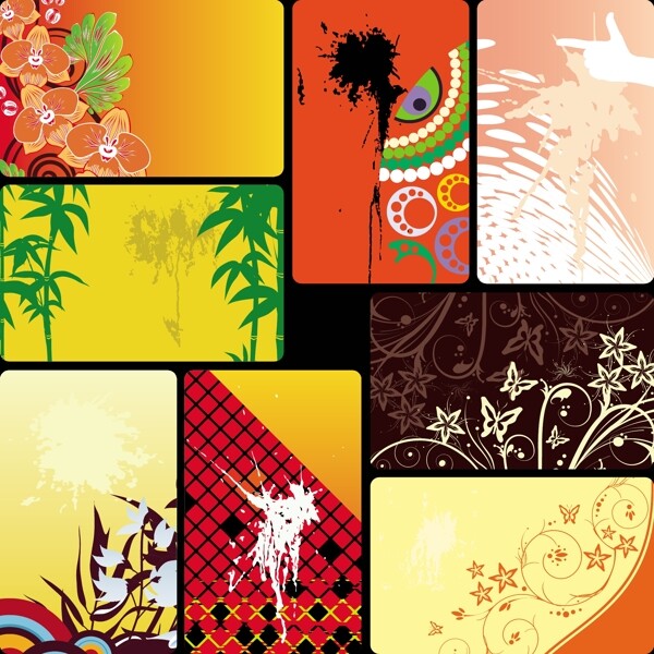 多款實(shí)用的卡片背景圖矢量素材