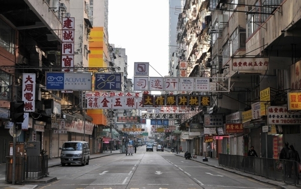 香港街道图片