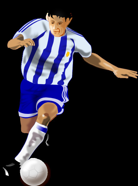 futbolista足球運動員的剪輯藝術