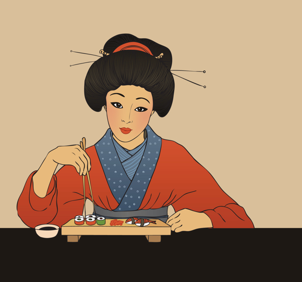蘇西的女孩設計矢量02集