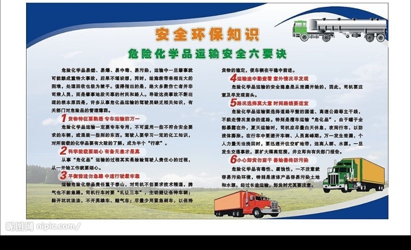 危險化學品運輸安全六要決圖片