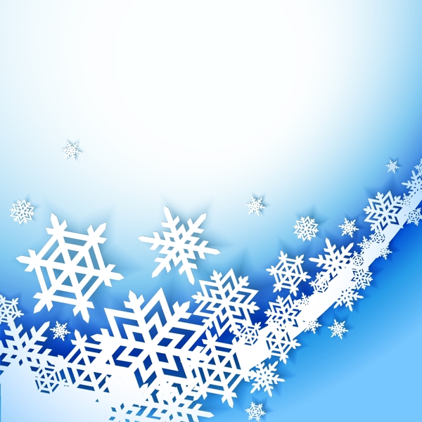 雪花邊框圖片