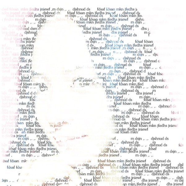 字母美女人物肖像