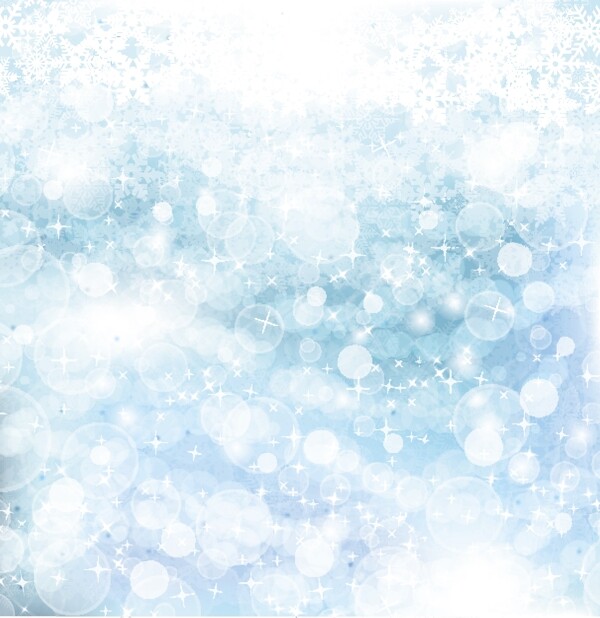 圣誕節(jié)雪花背景矢量集04