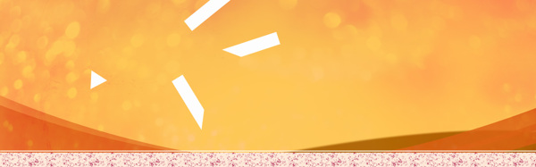 淘寶金色立體背景banner