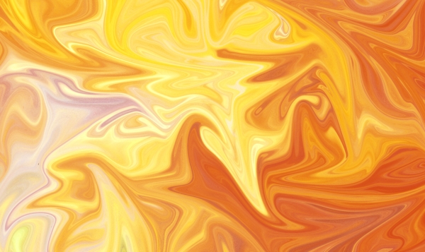 橘黄色金属箔水纹流动波纹图片