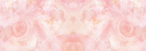 粉色玫瑰心背景banner