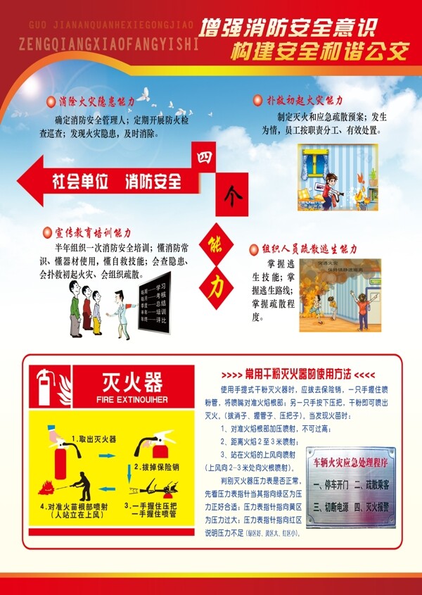 安全生產月宣傳單圖片