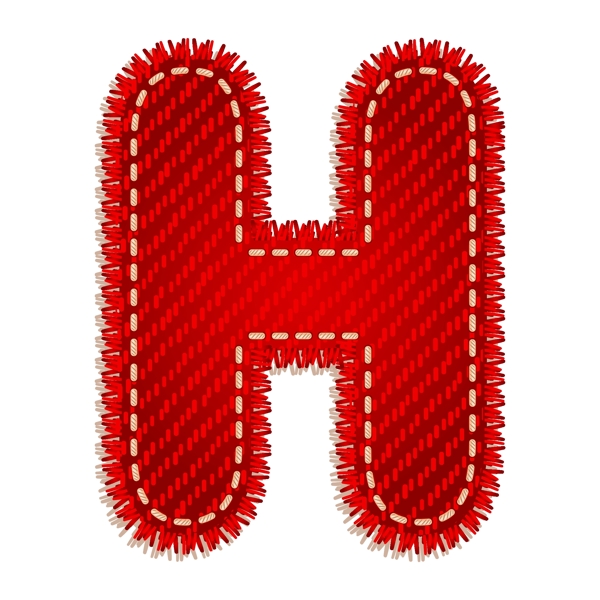 红色字母H