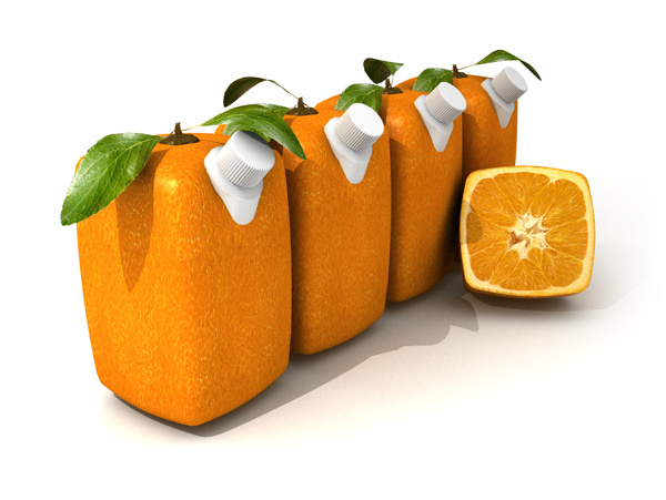 水果创意橙子
