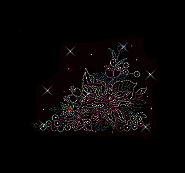 燙鉆植物花朵免費(fèi)素材