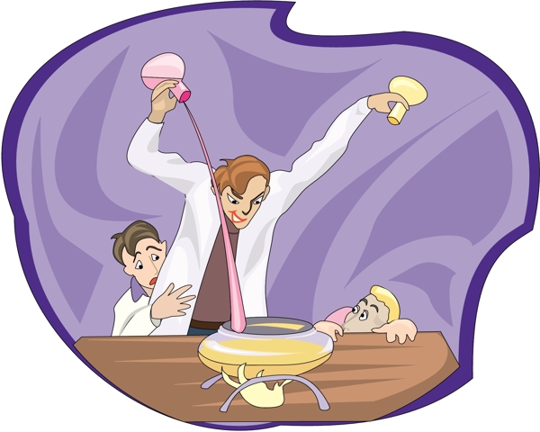 研究實(shí)驗(yàn)實(shí)驗(yàn)人員矢量EPS格式0001