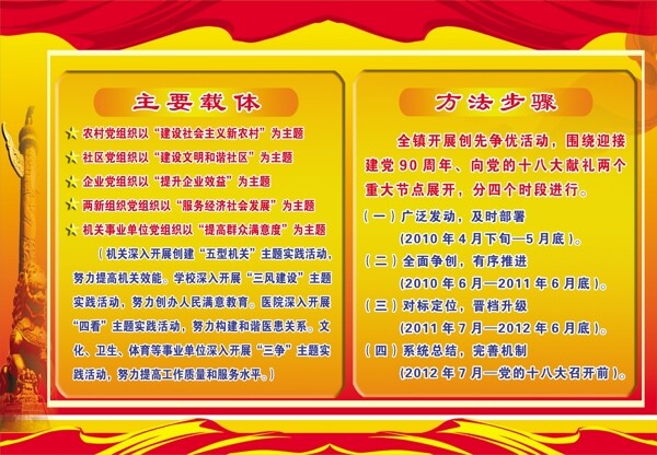 黨建宣傳欄展板圖片