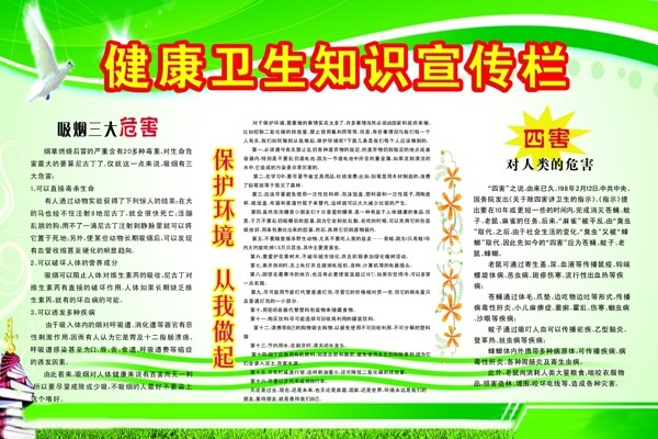 健康宣傳欄圖片