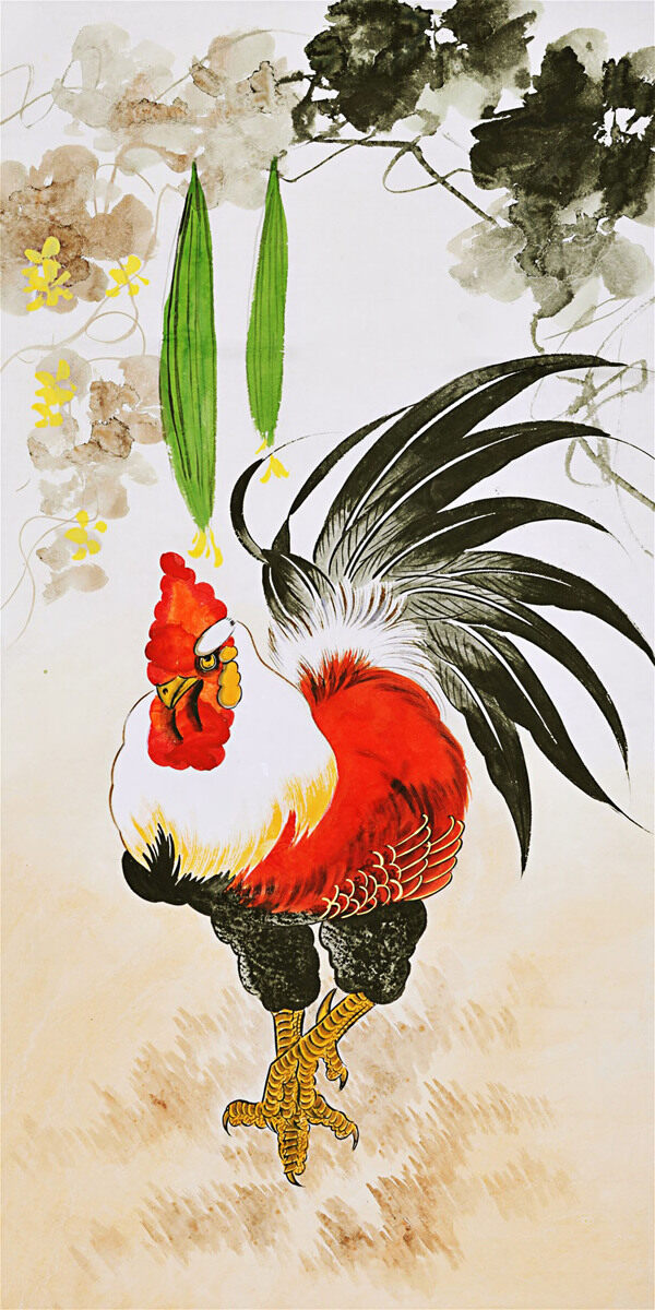 公鸡丝瓜