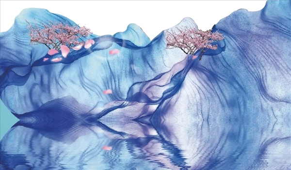 抽象山水