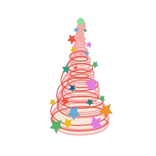 手绘涂鸦彩色糖果圣诞节简约装饰元素