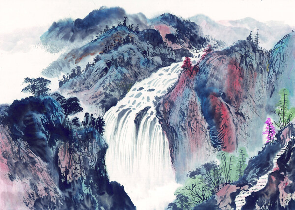 山水畫圖片