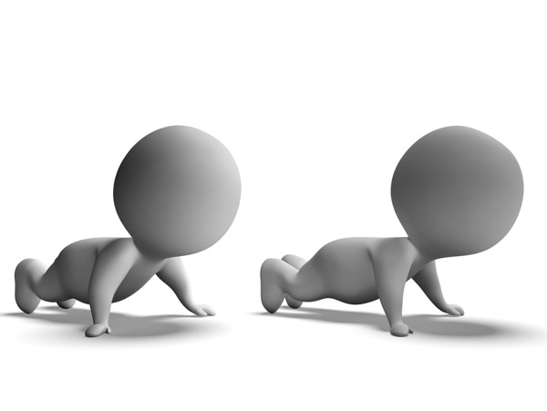 將UPS或pressups3D人物做了