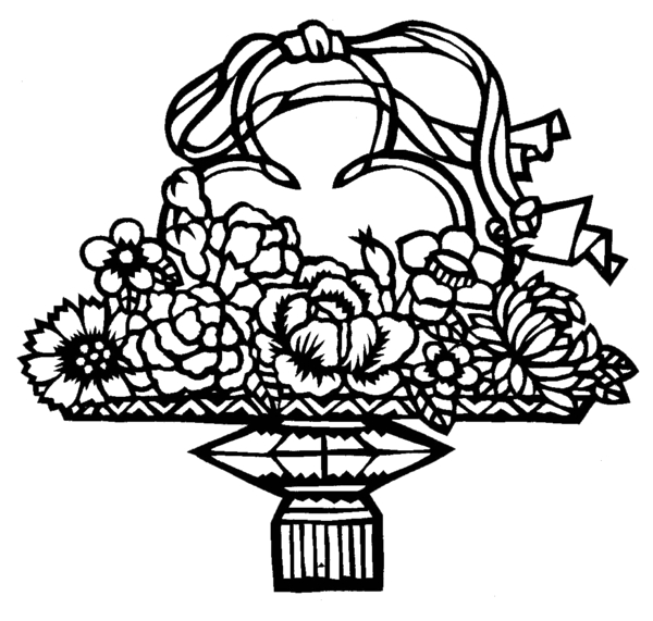 中國(guó)元素年畫剪紙