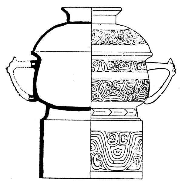 春秋戰(zhàn)國(guó)圖案青銅器圖案中國(guó)傳統(tǒng)圖案034