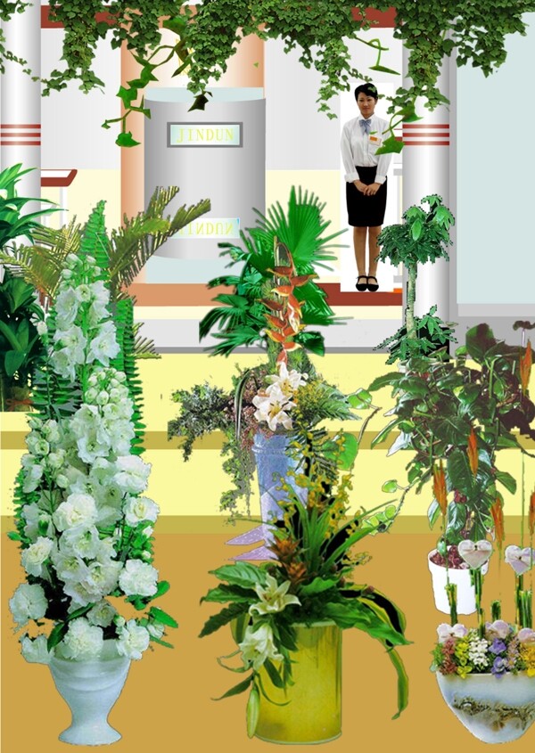 花店擺設圖片