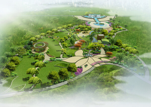 公園景觀圖片