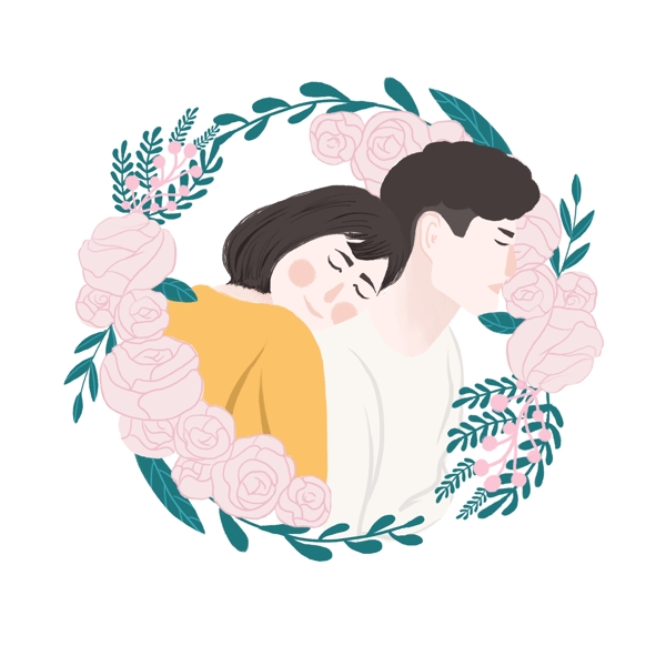 情侶花環(huán)七夕