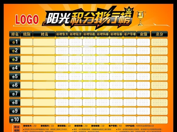 積分板圖片