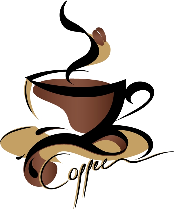 咖啡图标标志设计