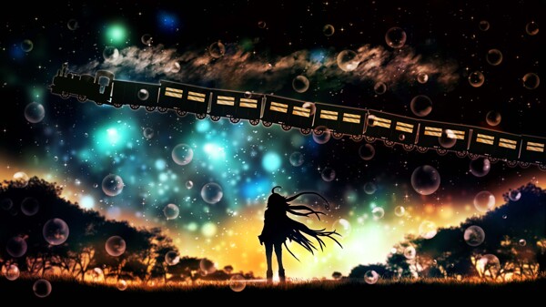 星空動漫背景