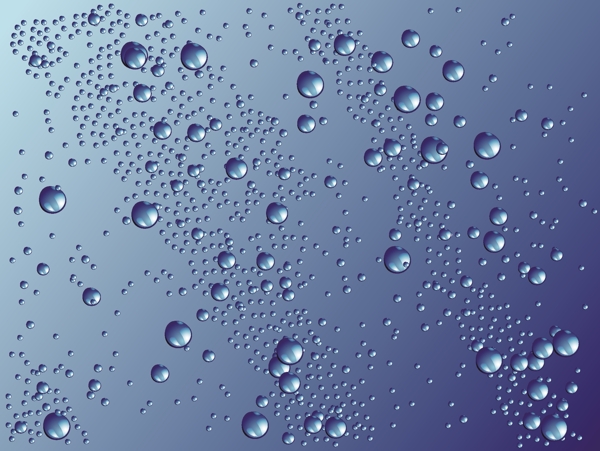 水滴的矢量圖形