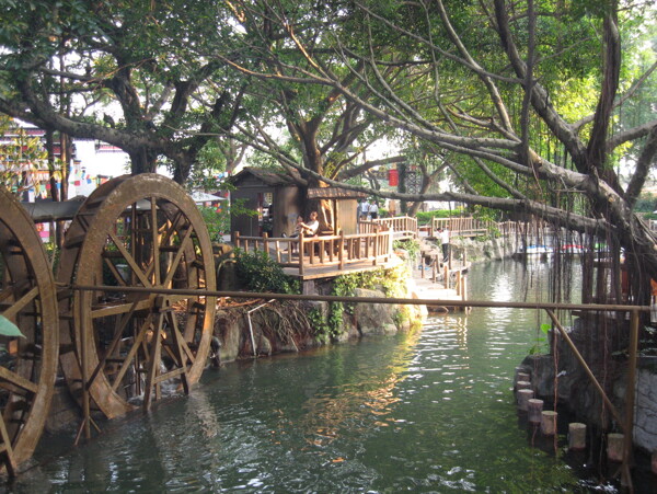 水車小河圖片