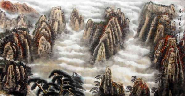 無框畫風(fēng)景裝飾畫圖片