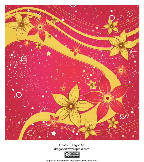 歐美花紋3420矢量EPS