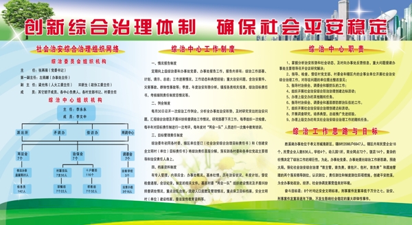綜治展板圖片