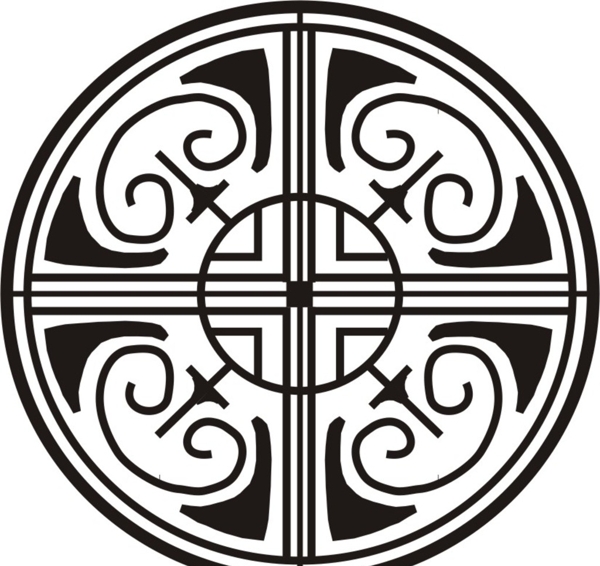 漢瓦當羊紋