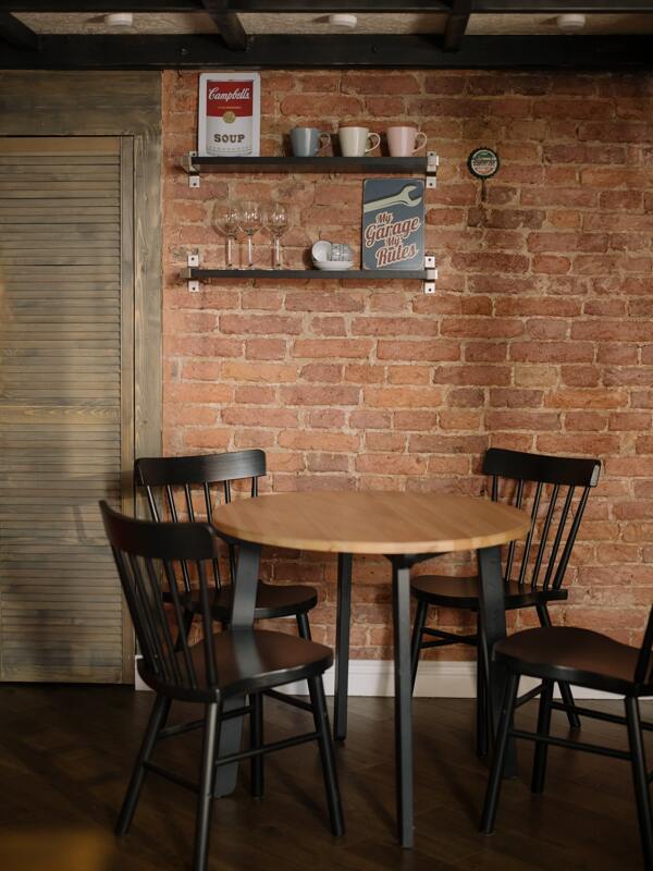 酒吧木桌简约复古背景素材