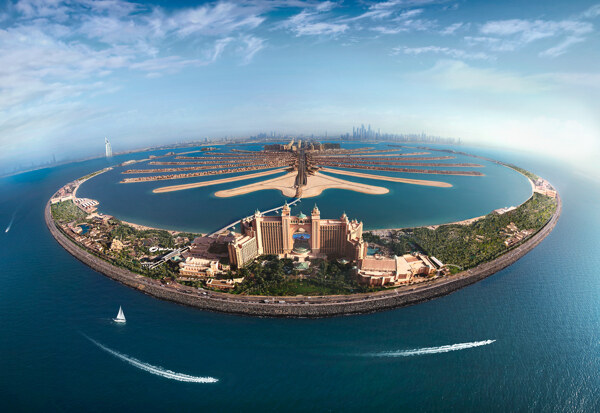 迪拜城市天空图片