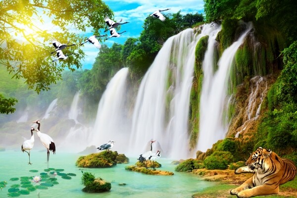 山水風景