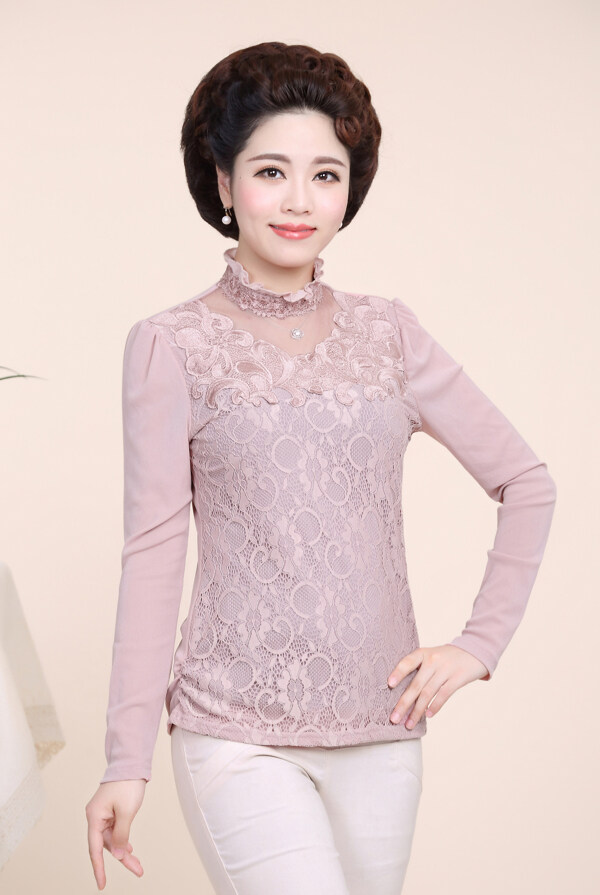 女裝媽媽裝淘寶女裝婦女裝圖片