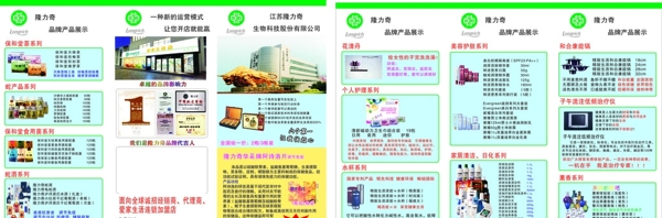 隆力奇宣傳單妝品海報