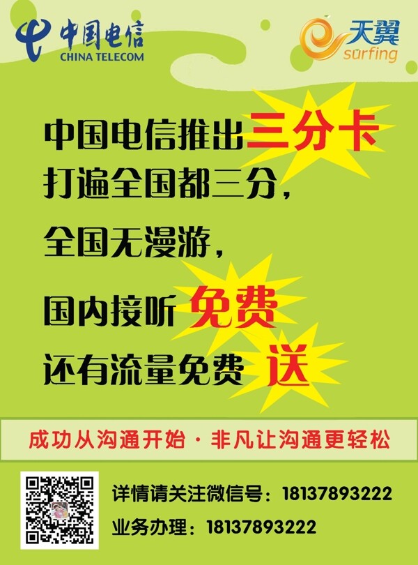 電信海報