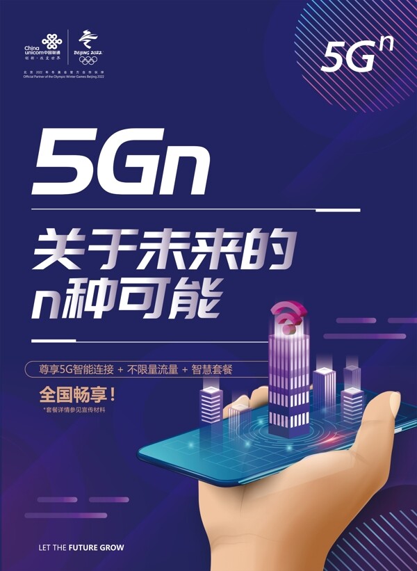 联通5G未来海报