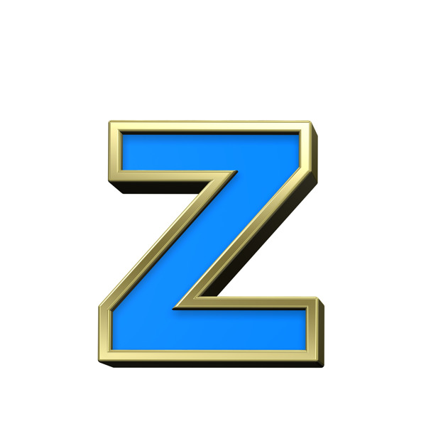 小寫(xiě)字母從綠松石金框字符集