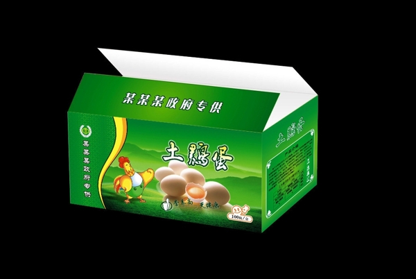 土雞蛋包裝箱平面圖圖片