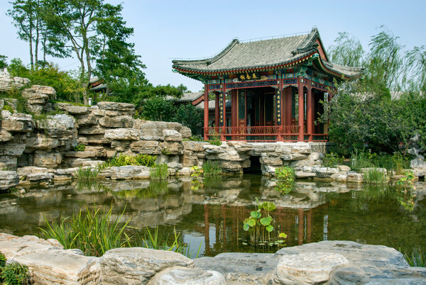 中式園林圖片