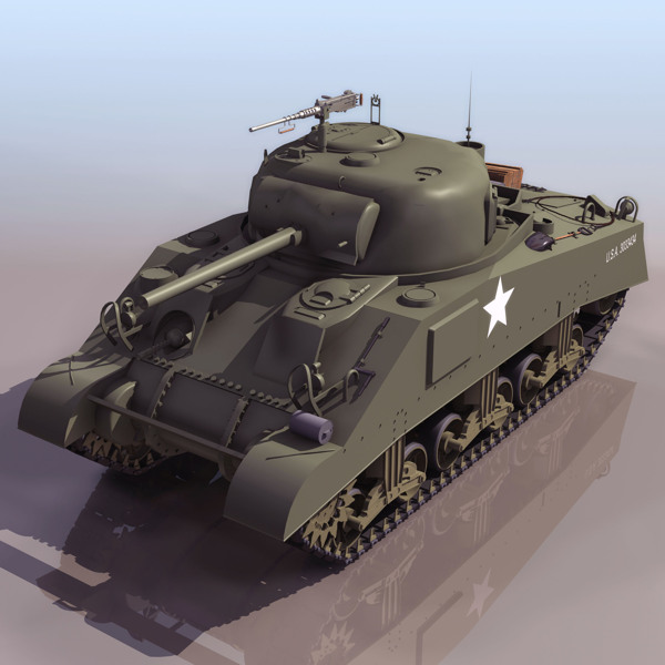 M4A375W坦克模型014