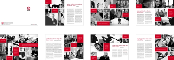 黑白企業(yè)畫冊