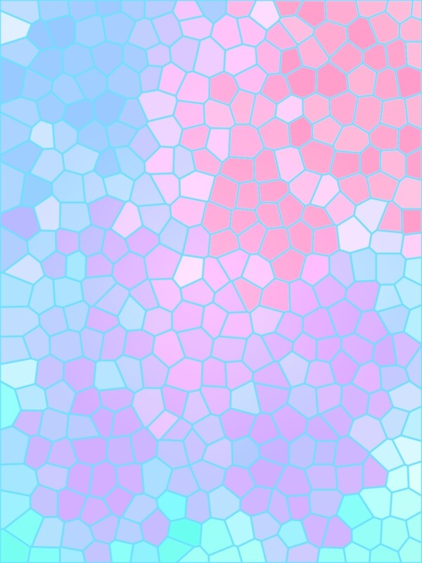 几何形状平铺毛玻璃背景蓝粉色